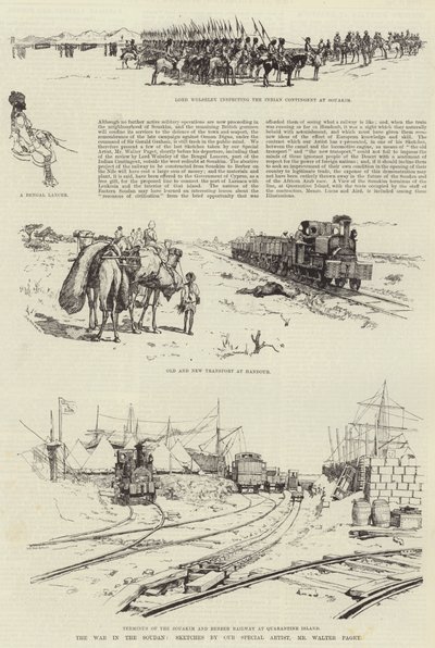 De oorlog in Soedan door Walter Paget